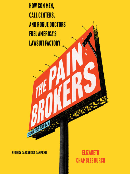 Title details for The Pain Brokers by Elizabeth Chamblee Burch - Wait list